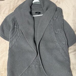 Apt. 9 Charcoal Women's Sweater Shrug